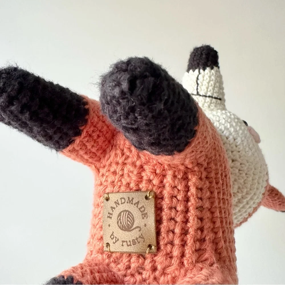 Handmade Crochet Fox Made By Rusty